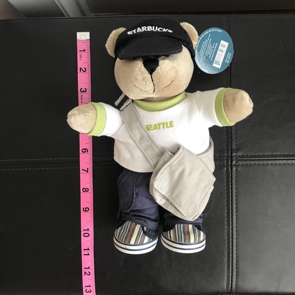 NWT Starbucks Bearista Seattle Teddy Bear - Picture 9 of 9